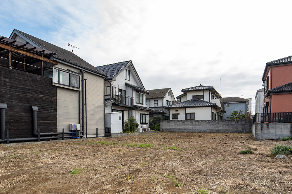 坂戸市モデルハウス　土地造成前